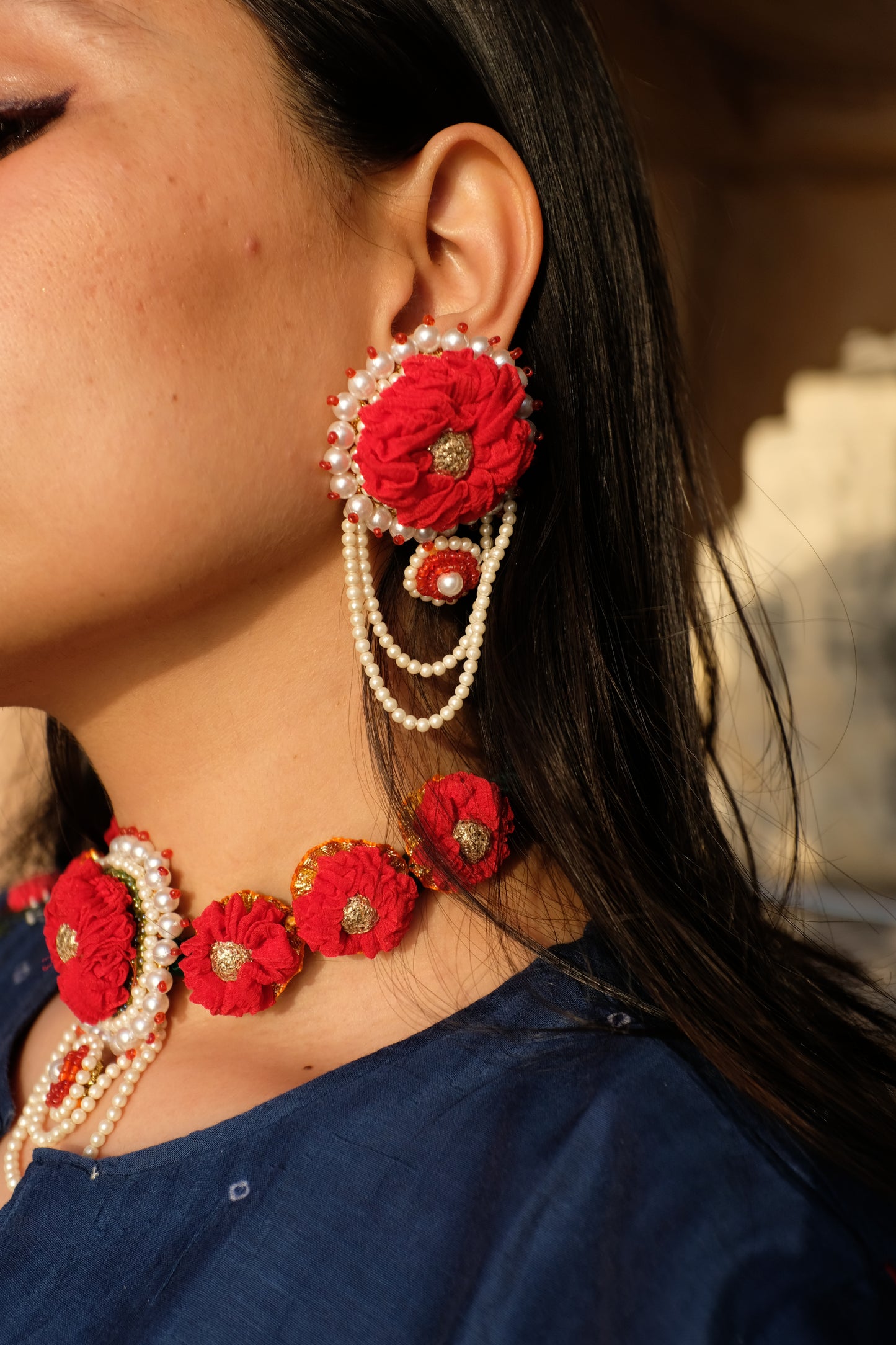 Phool Haldi Jewellery Set - Customizable