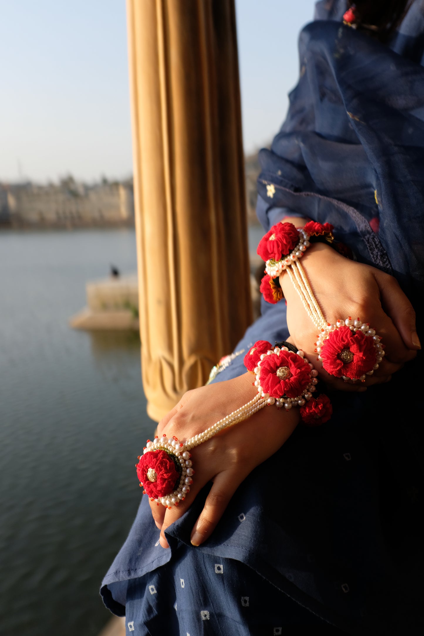 Phool Haldi Jewellery Set - Customizable